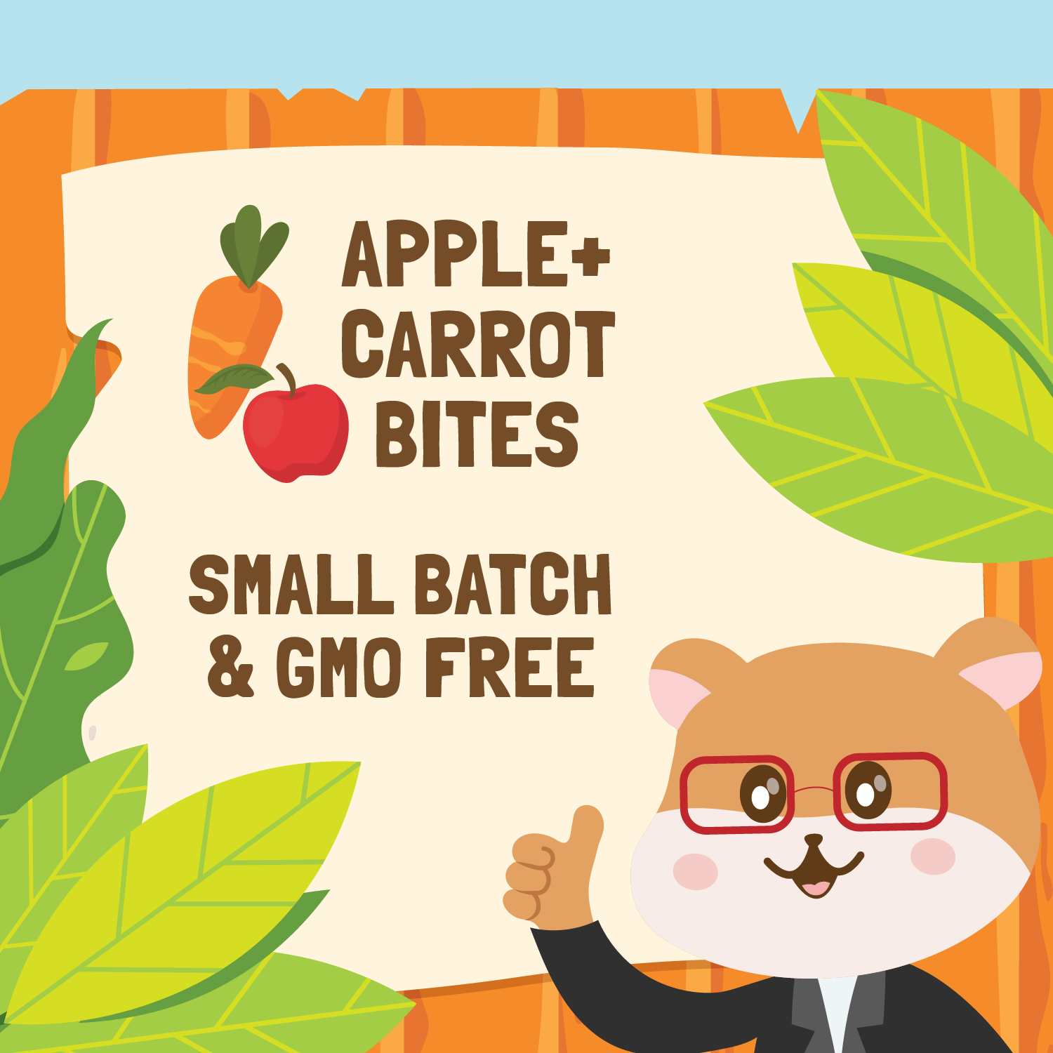 Doc Eddie's fruit and veggie treats for small animals